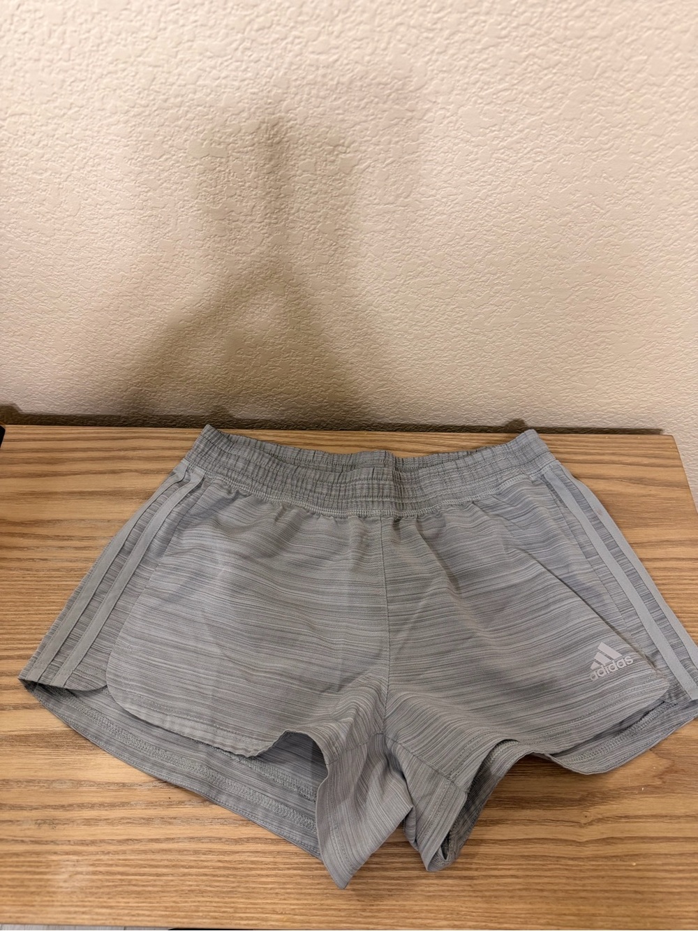 adidas Women’s Heather Gray Athletic Shorts